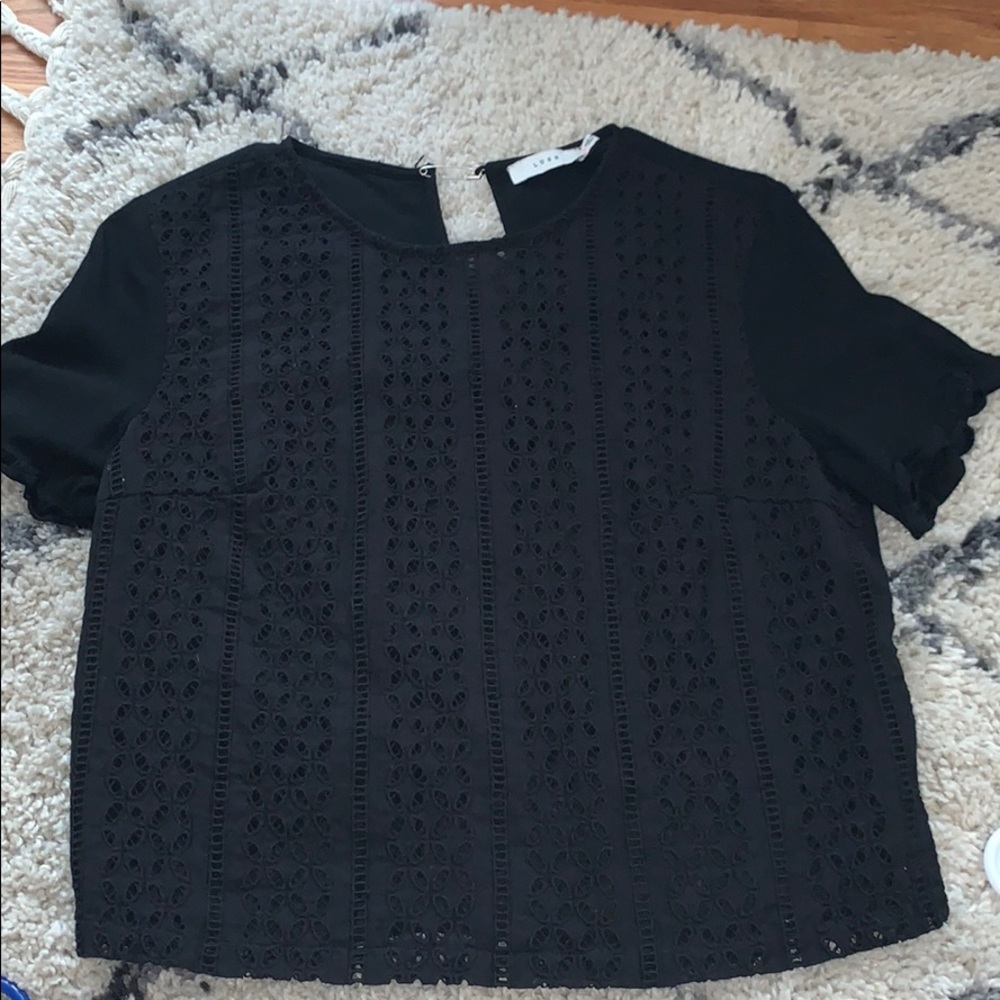 black shirt